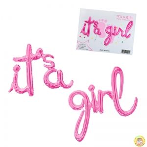 Фолиев надпис It's a girl